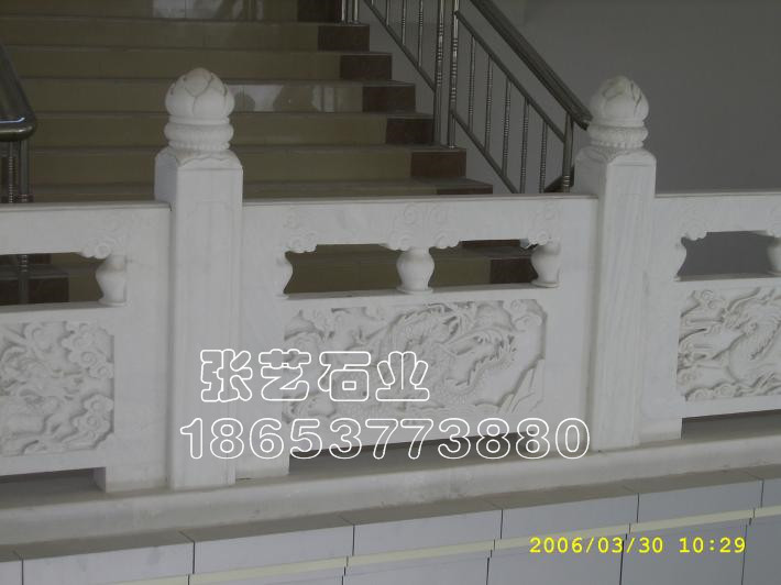 石欄桿防護(hù)欄安裝