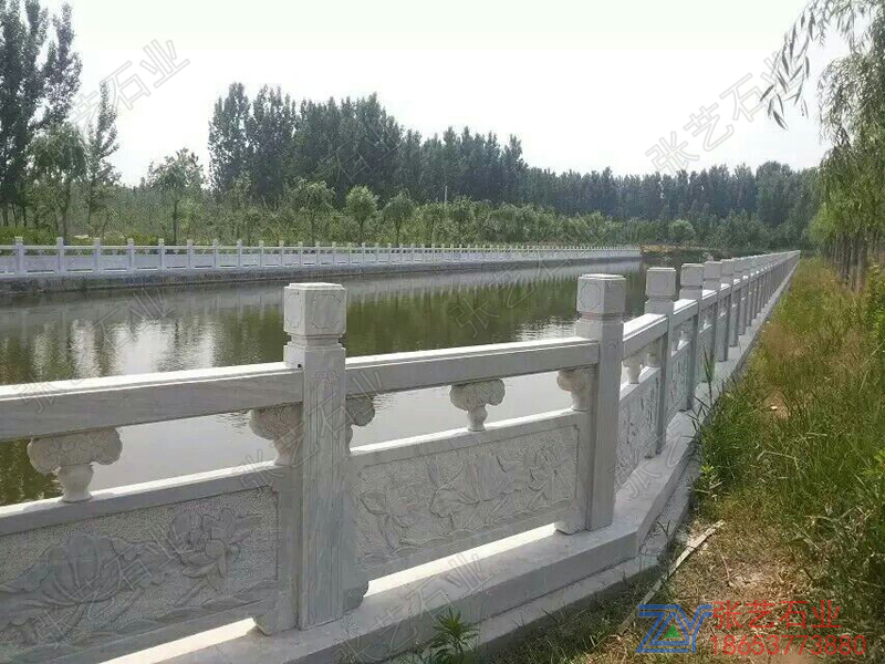 草白玉河道石欄桿加工
