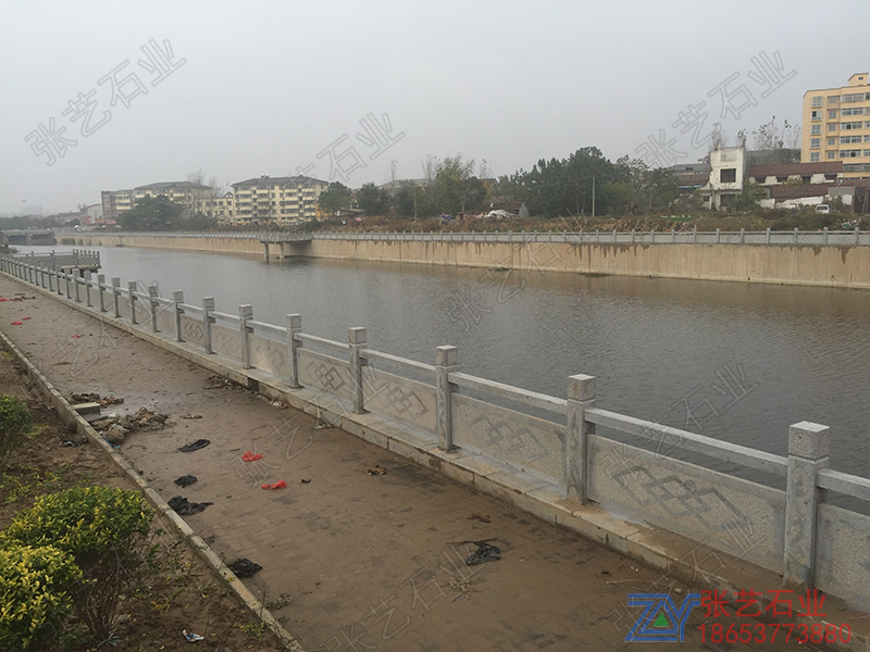 花崗巖簡易河道石欄桿