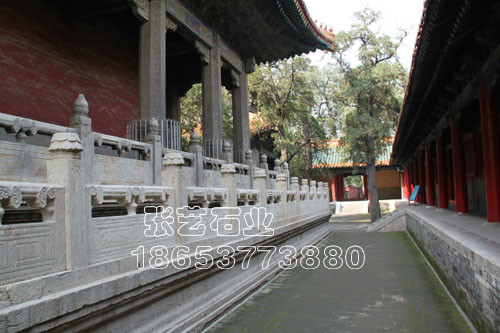 寺廟石欄桿石圍欄制作