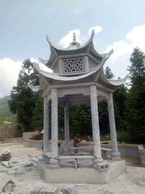 石雕亭子