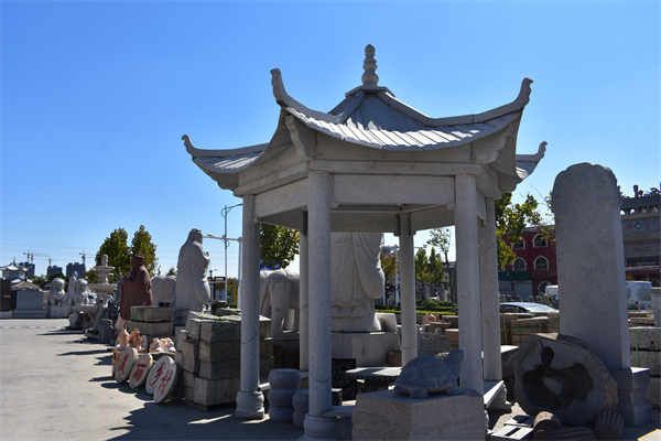 山東石雕涼亭