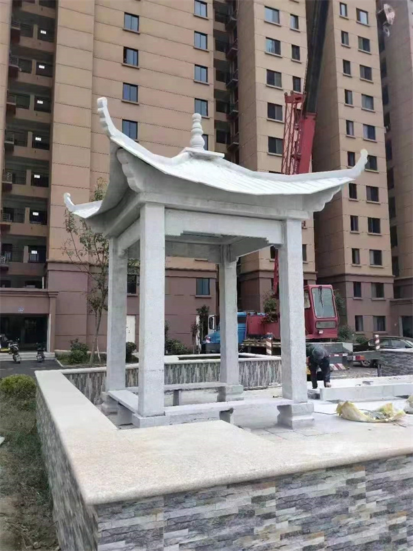 山東石雕涼亭