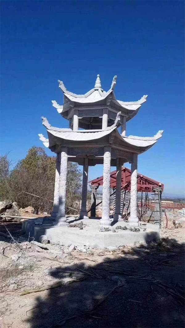 山東石雕涼亭