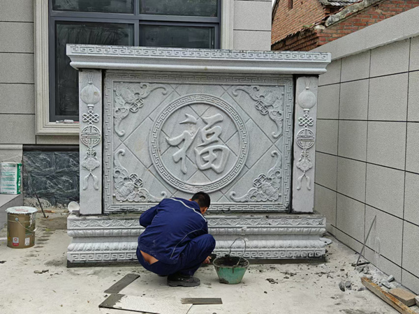 庭院石雕壁畫(huà)