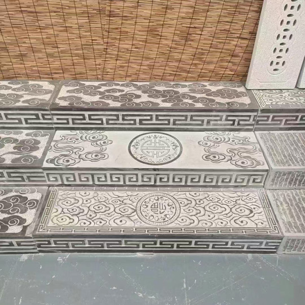 青石祥云踏步石臺(tái)階